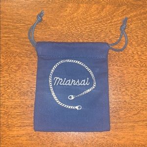 Miansai 3mm Annex Chain Bracelet, Matte Sterling